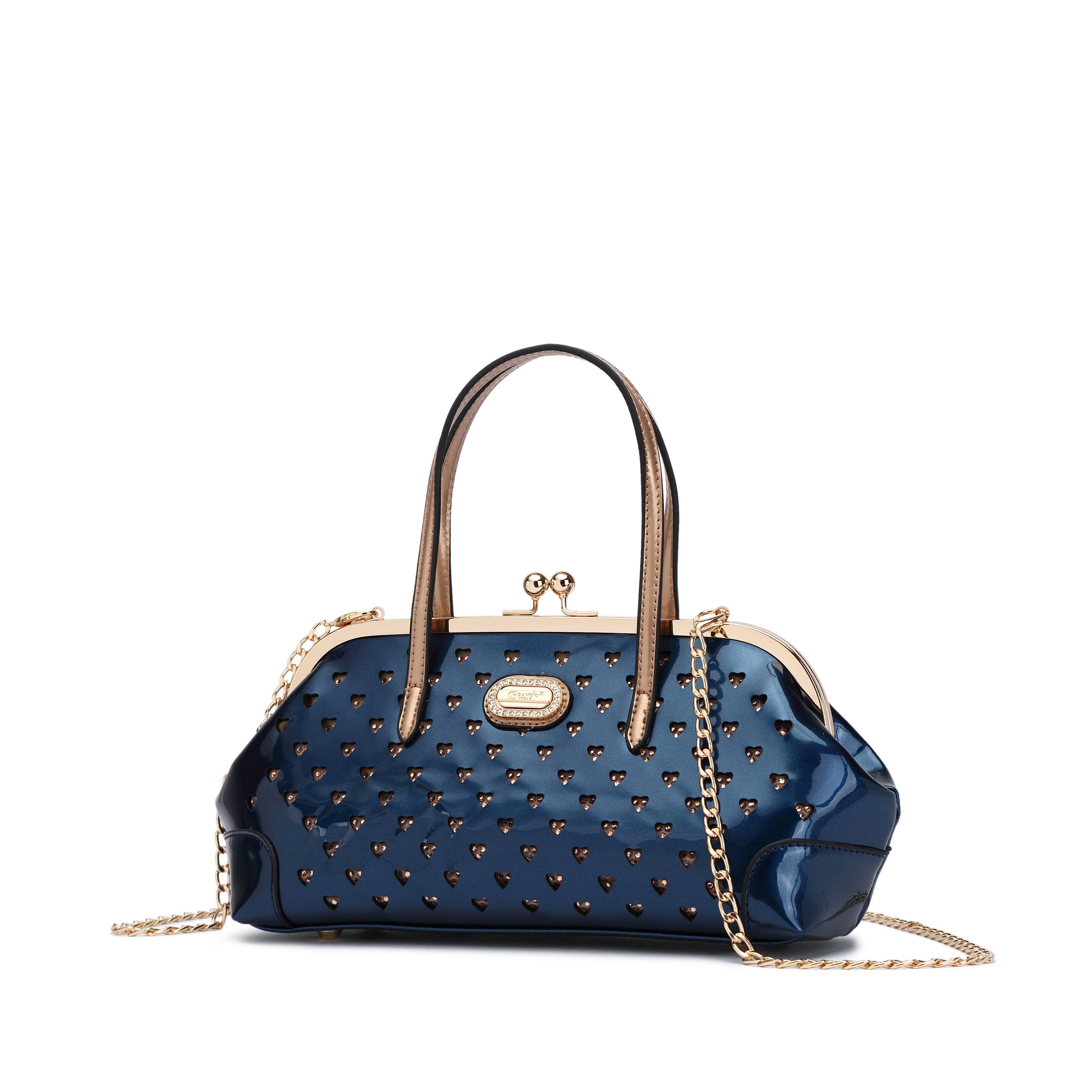 Brangio Italy Heart Studs Handbag & Crossbody Bag