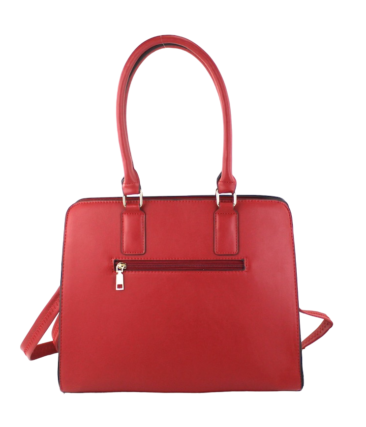 Chic Leather Satchel - Large Fashion Handbag