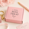 Mini Treat Box
15 Curated Small Boutique Items
Prepackaged • Ready to Ship.             *No video or customization options*