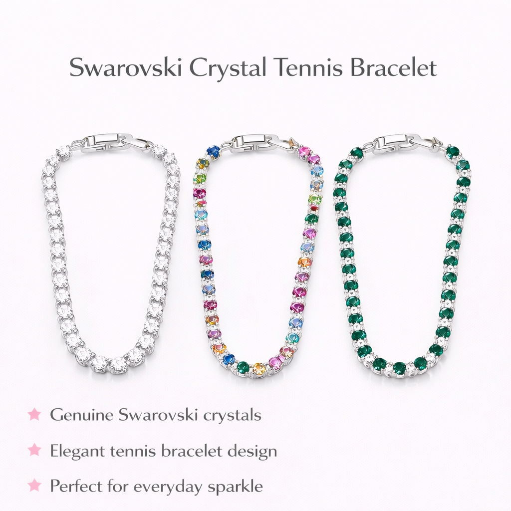 Swarovski Crystal Tennis Bracelet
