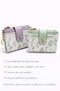 Compact Floral Wallet