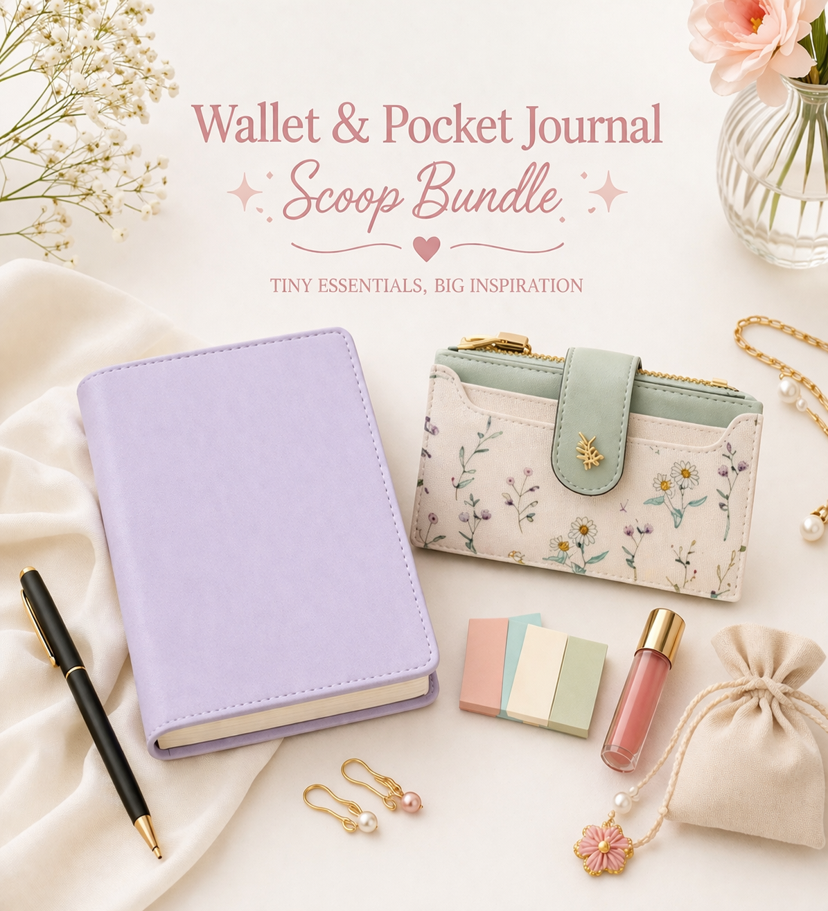 B. Pocket Journal & Wallet Scoop Bundle
