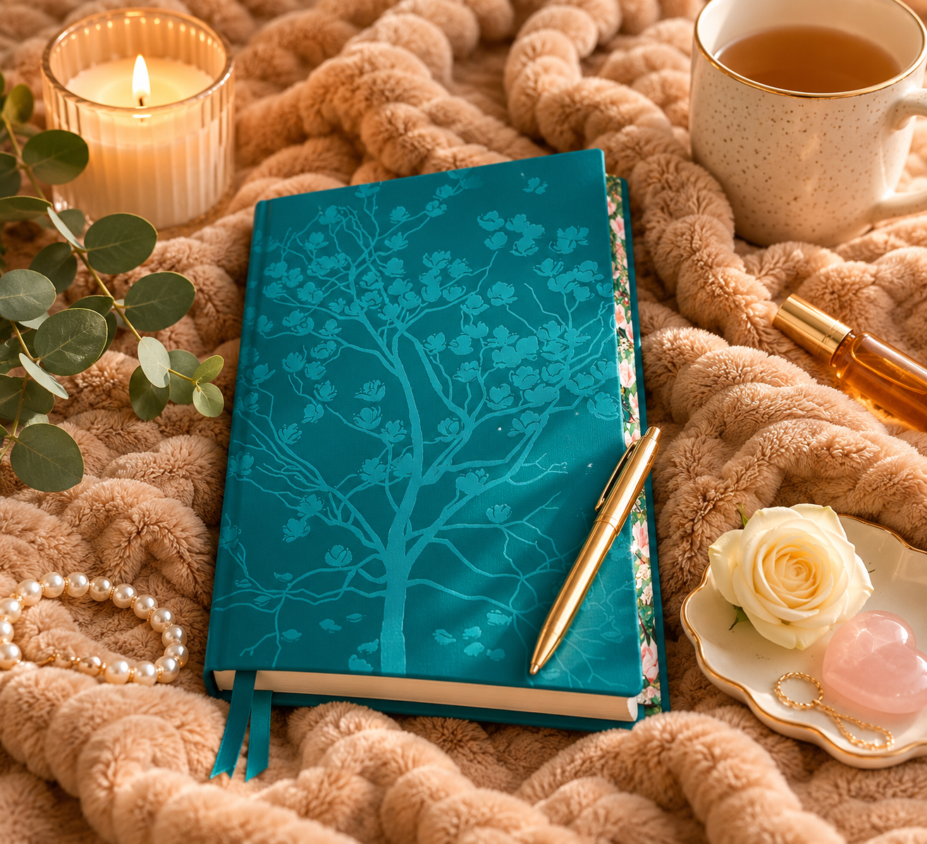Designer Journal & Luxe Ultra Soft Lap Blanket                                                  8x Spa Mystery Balls                               16x Stationary Mystery Cards