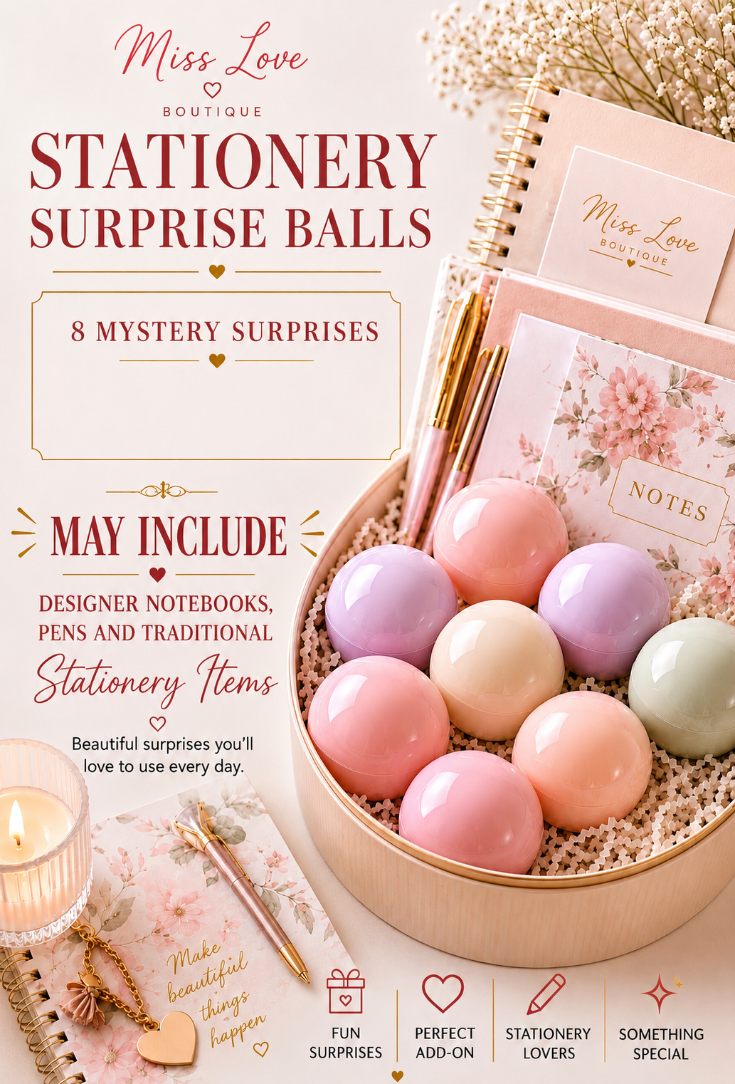 Add 8 Mystery Stationary Balls