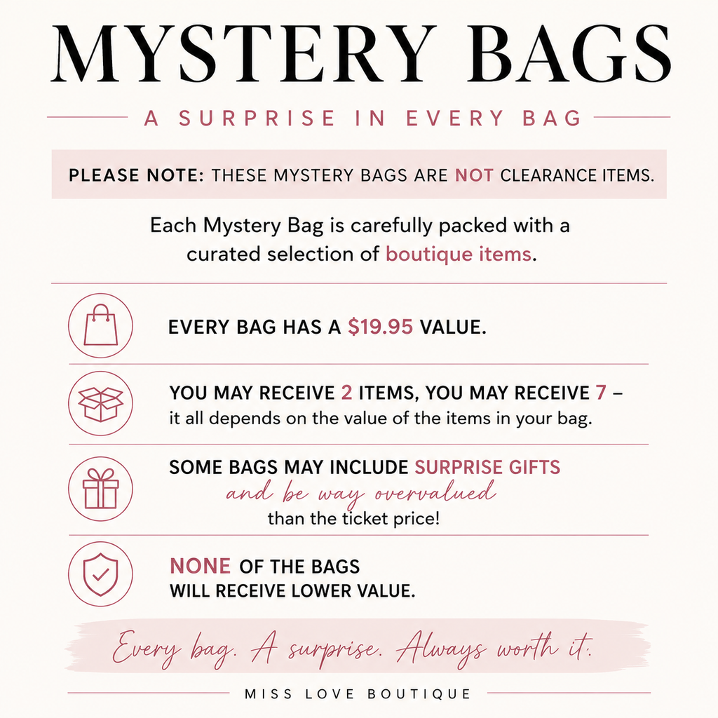 Mystery Bags ! May include any item(s) from any collection-                2 to 7 items