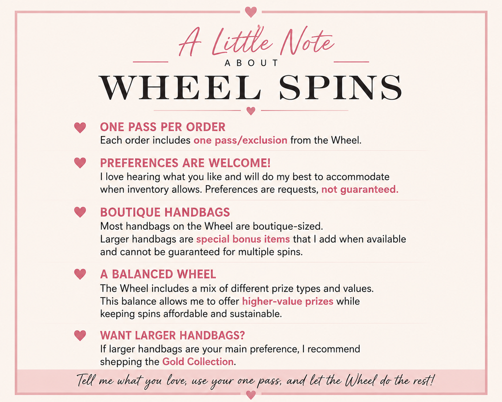 Mystery Spins-  add on                                    You may choose only one pass item