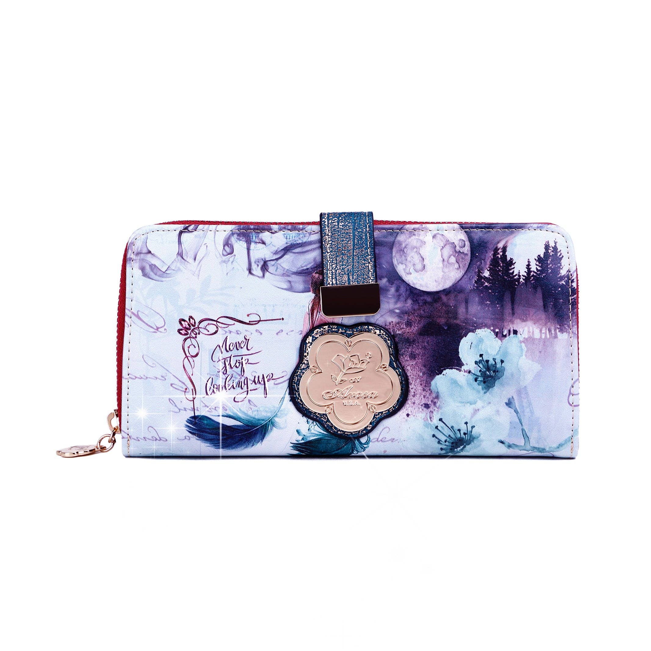 Arosa Enchanted Dream Floral Bi-fold Wallet