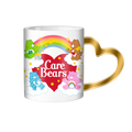 Care Bears Rainbow Heart 14oz Shaped Handle Ceramic Mug