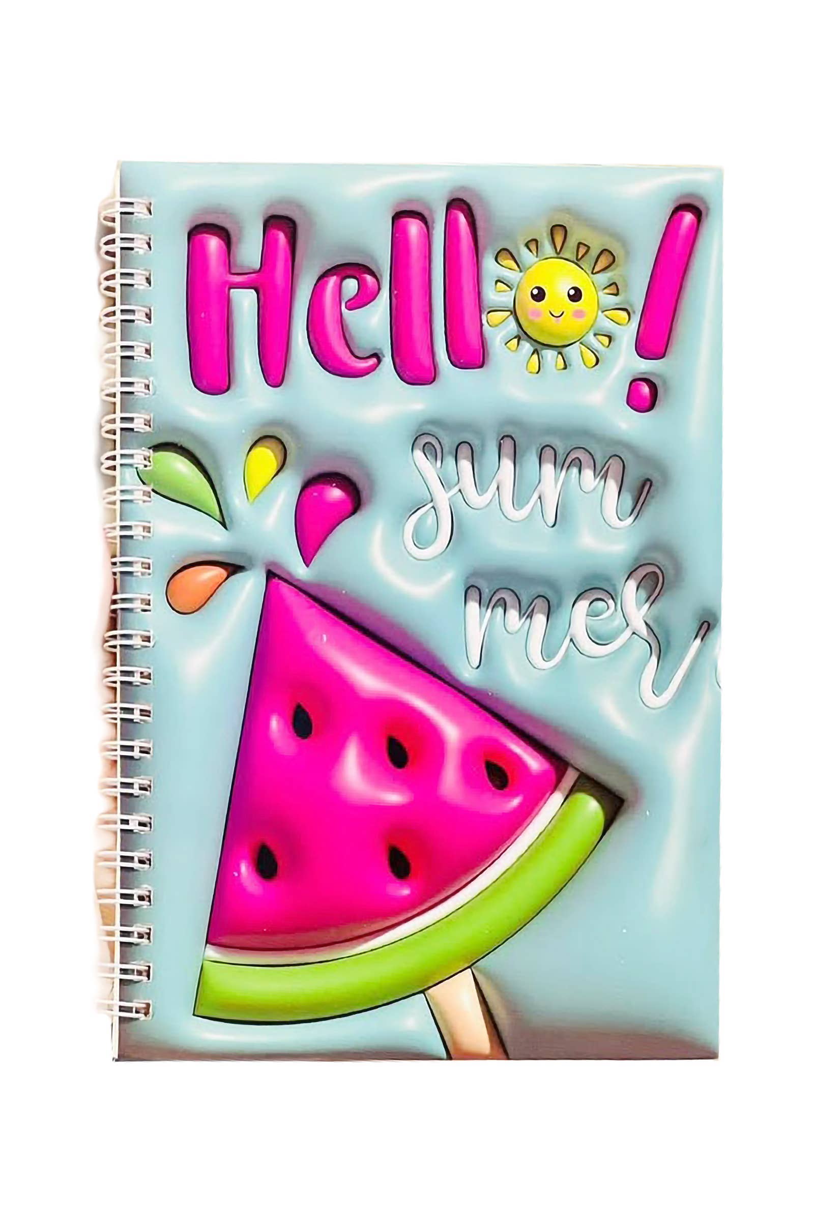 Summer Vibes A5 80-page Spiral Notebook -