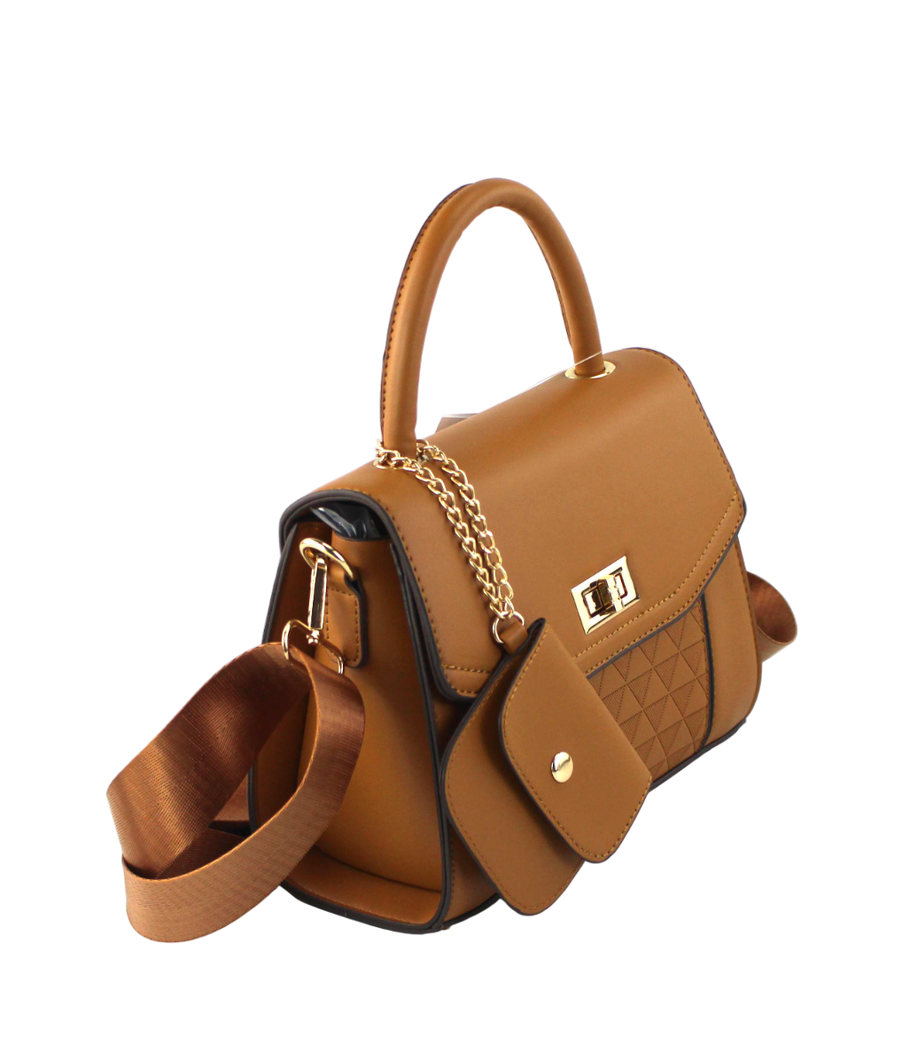 Cute Crossbody Bag with Pouch  - Elegant Bag and Pouch Set