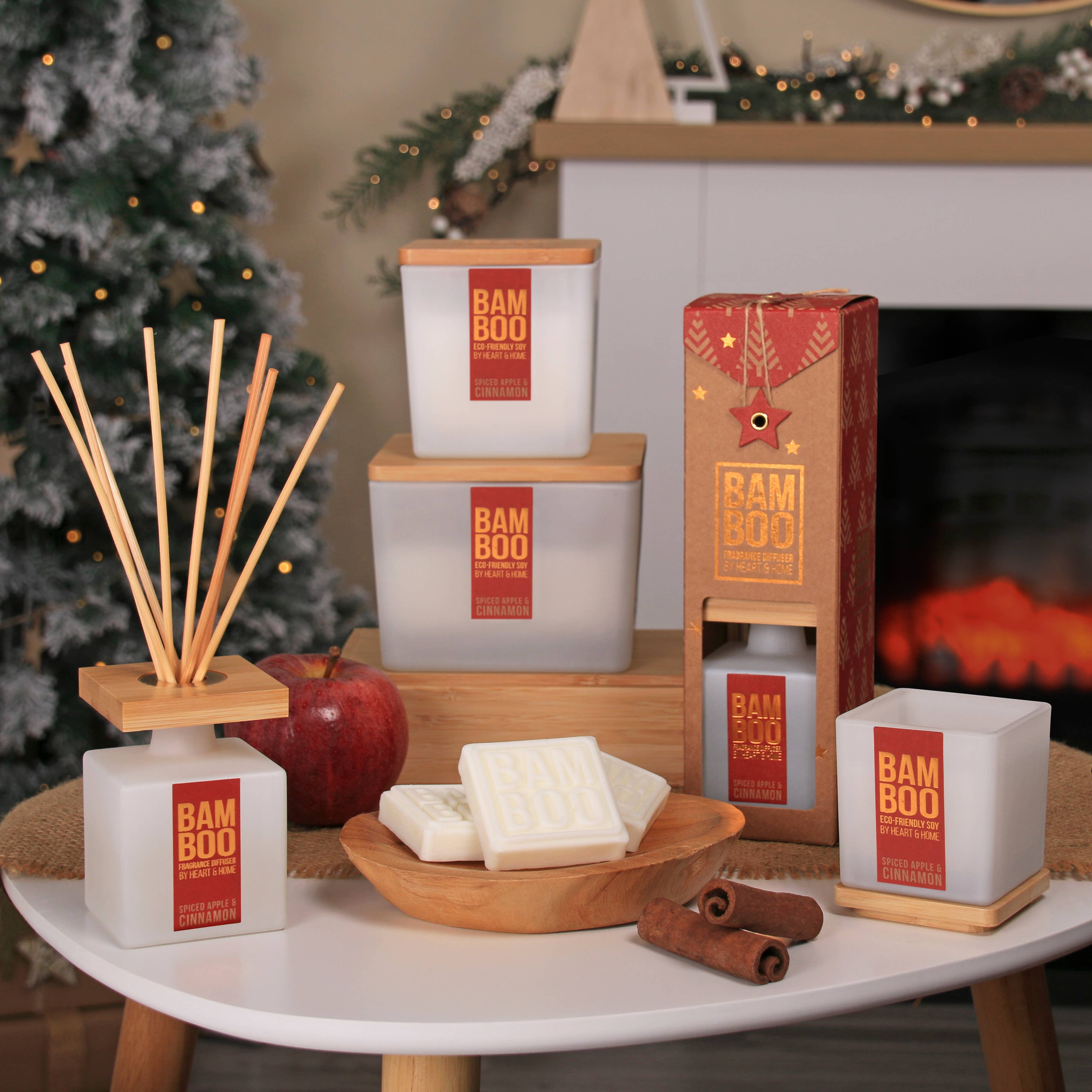 Spiced Apple & Cinnamon - Reed Diffuser - 2.8 oz