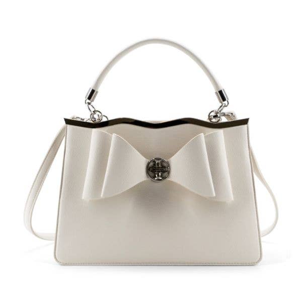 Noa Structured Bowtie Top Handle Women's Bag