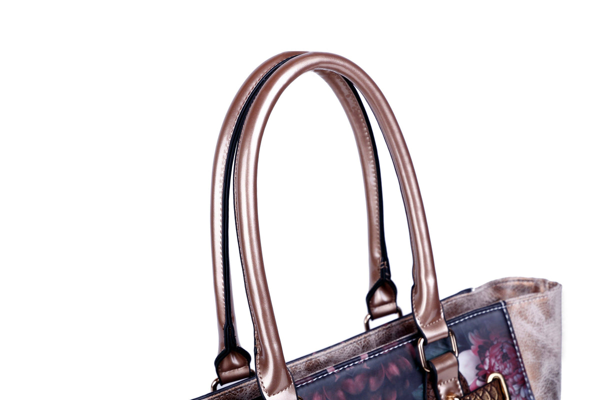 Arosa Sophisticated Floral Tote Bag