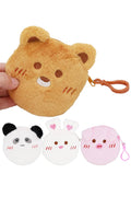 Cute Animals Fuzzy Plushie Coin Purse Bag