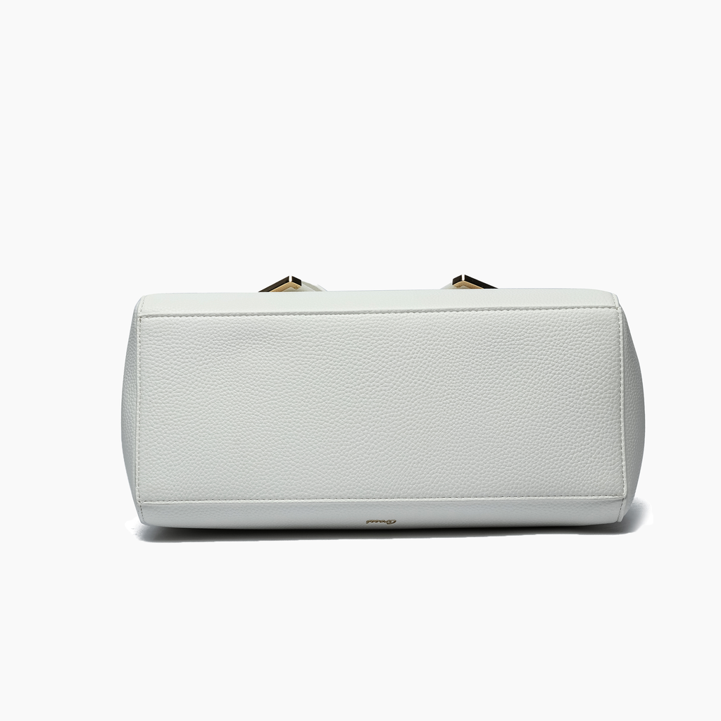 Poppy Bowtie Structured Top Handle Spring Shoulder Bag