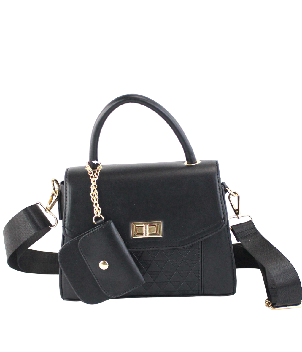 Cute Crossbody Bag with Pouch  - Elegant Bag and Pouch Set