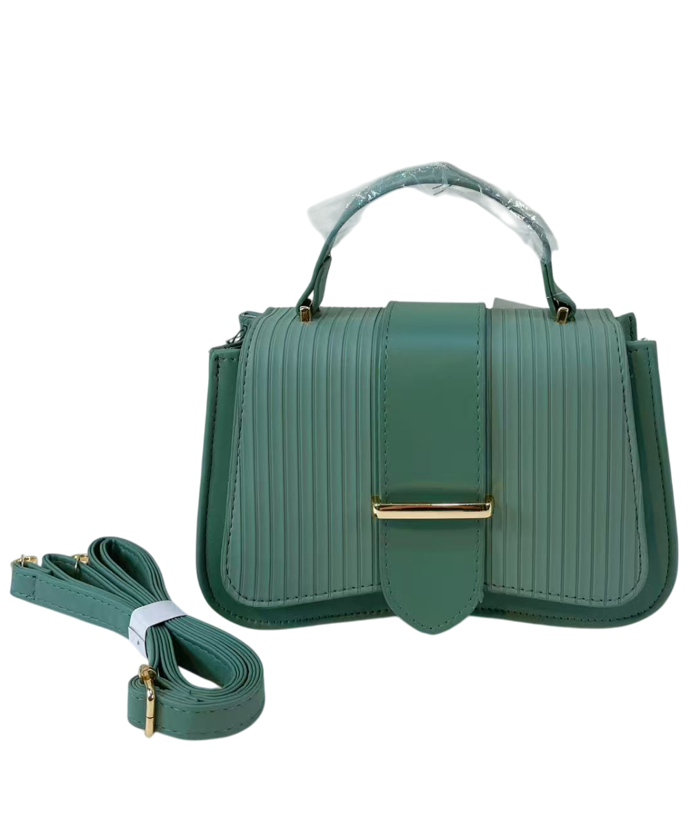 Quilted Crossbody Bag - Elegant Leather Shoulder Purse