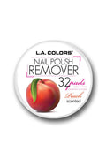 LA Colors CNR964 Peach Nail Polish Remover 32 Pads -
