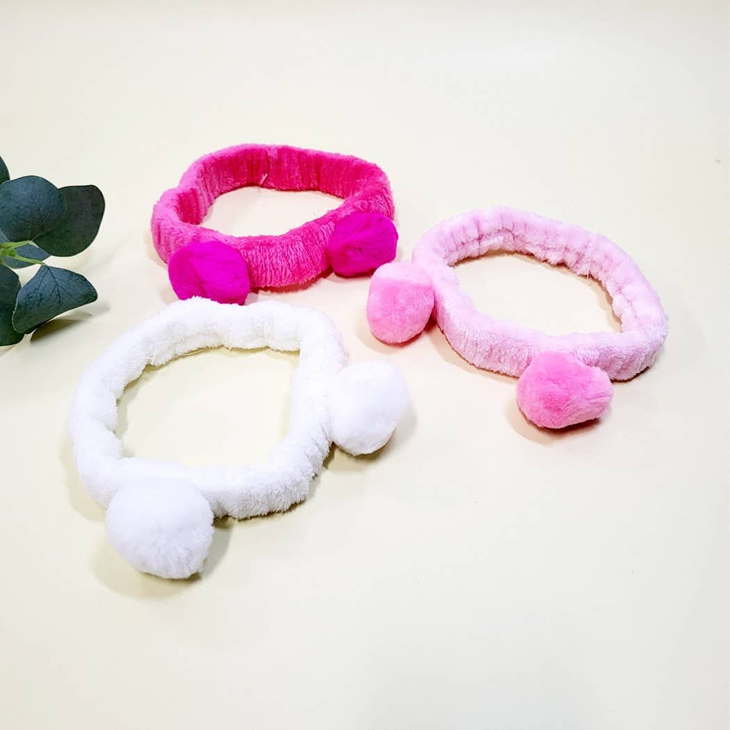 Pom Pom Beauty Spa Headband
