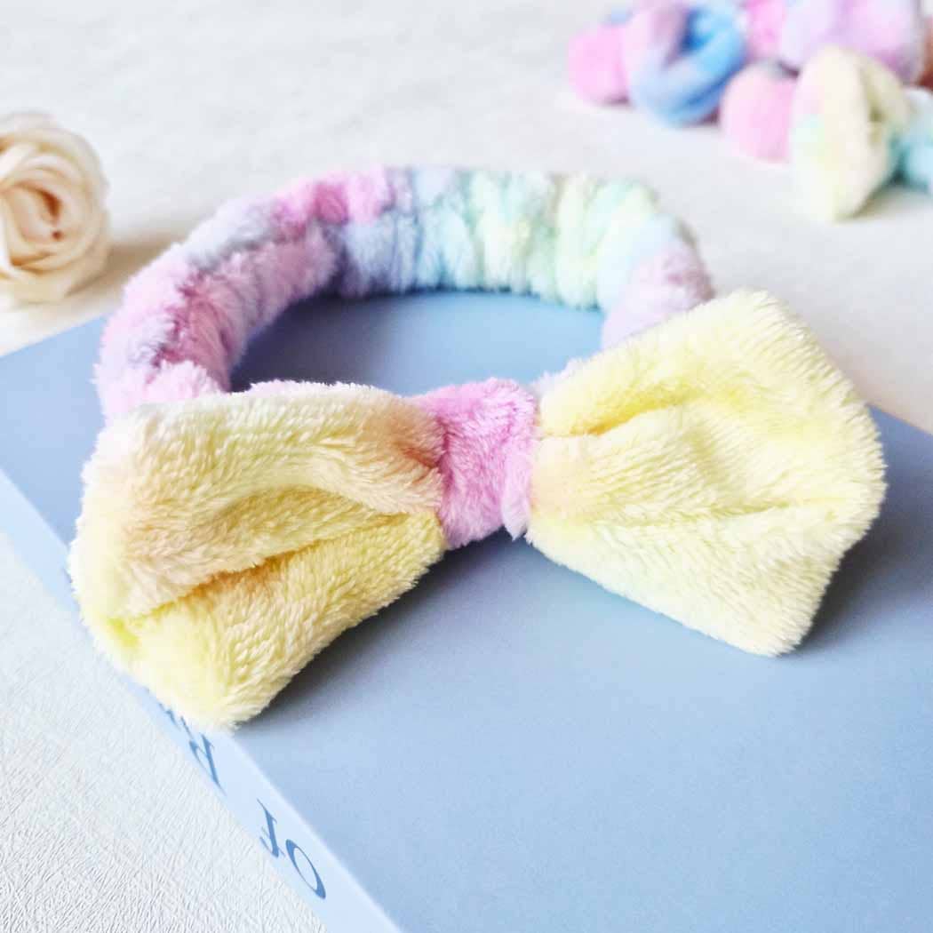 Tie Dyed Plush Spa Headband