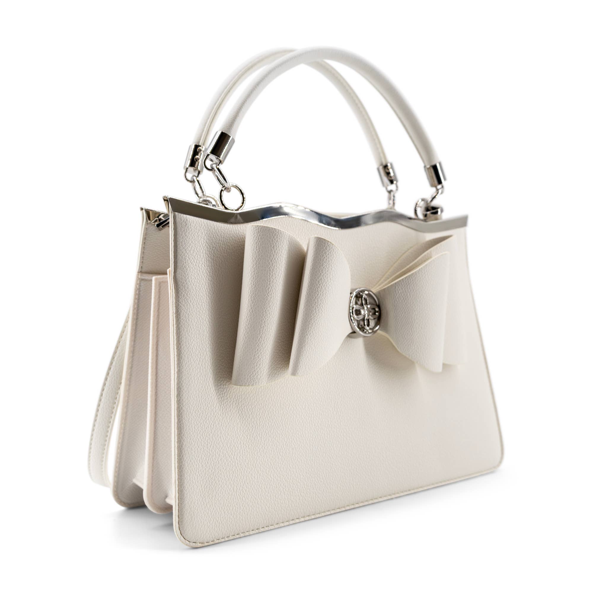 Noa Structured Bowtie Top Handle Women's Bag