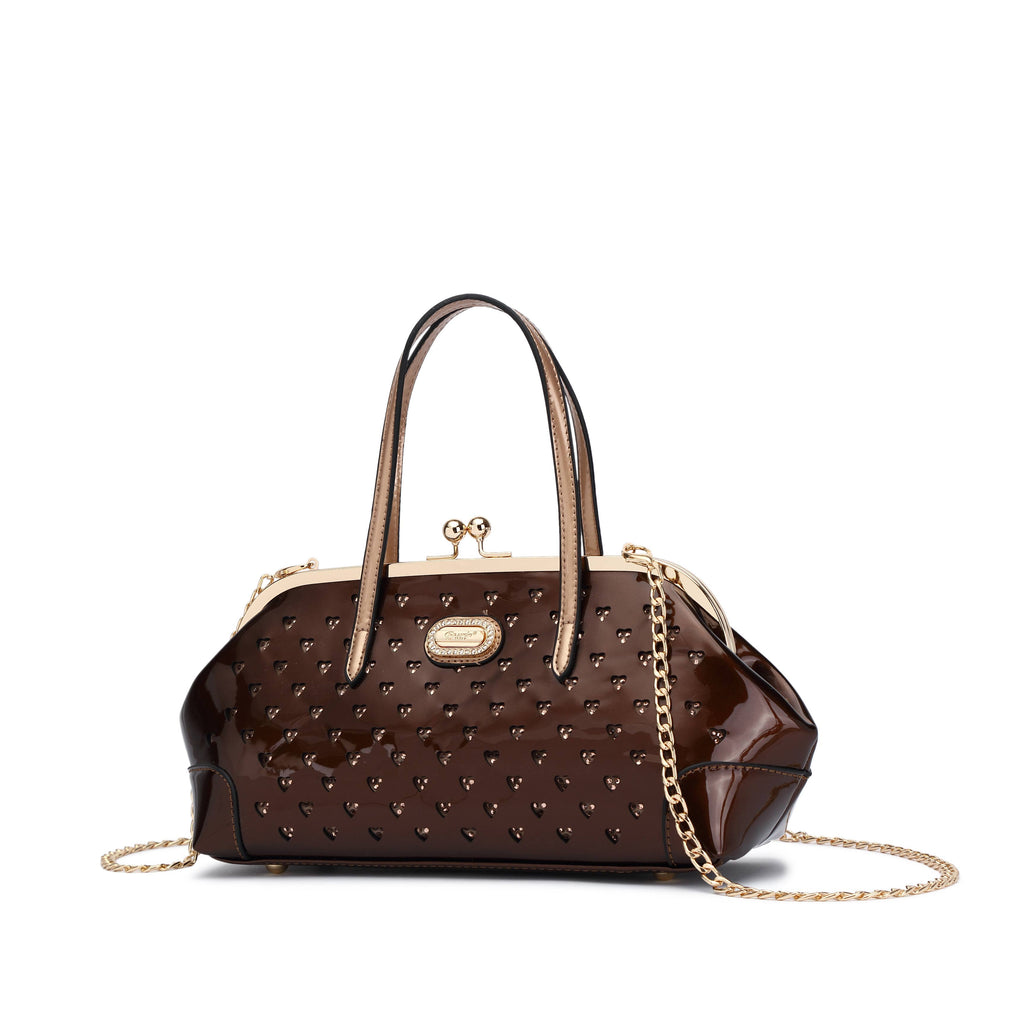 Brangio Italy Heart Studs Handbag & Crossbody Bag