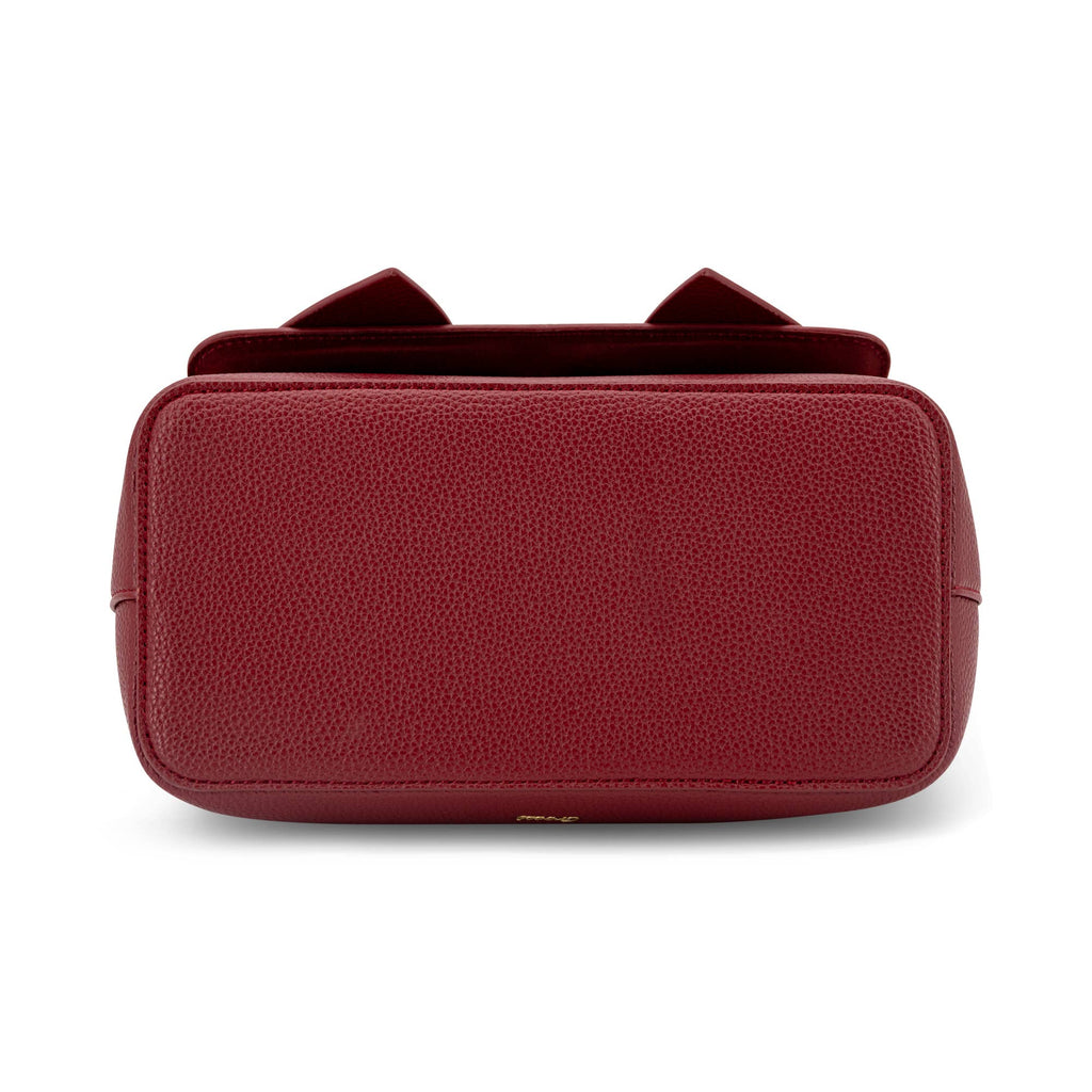Linda Double Bow Vegan Leather Crossbody Bag