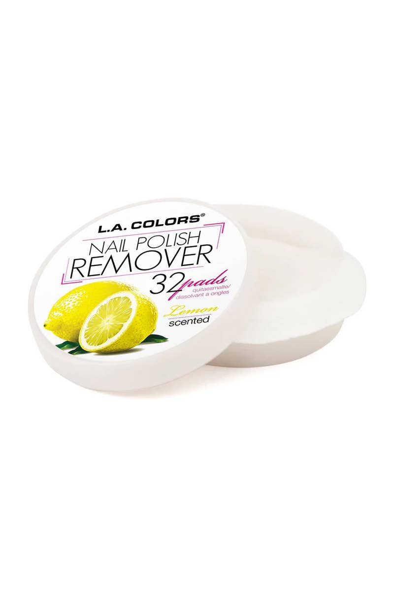 LA Colors CNR961 Lemon Nail Polish Remover 32 Pads -