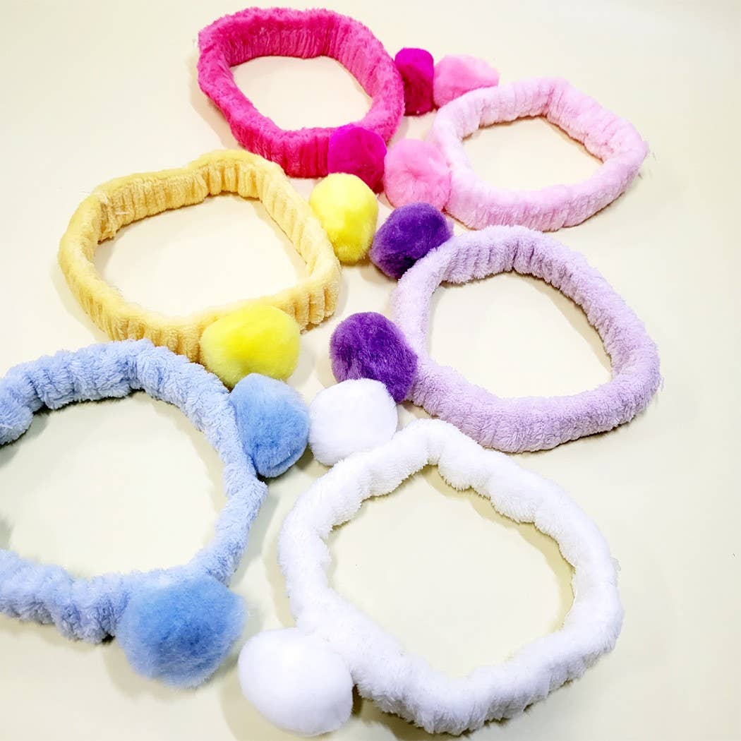 Pom Pom Beauty Spa Headband