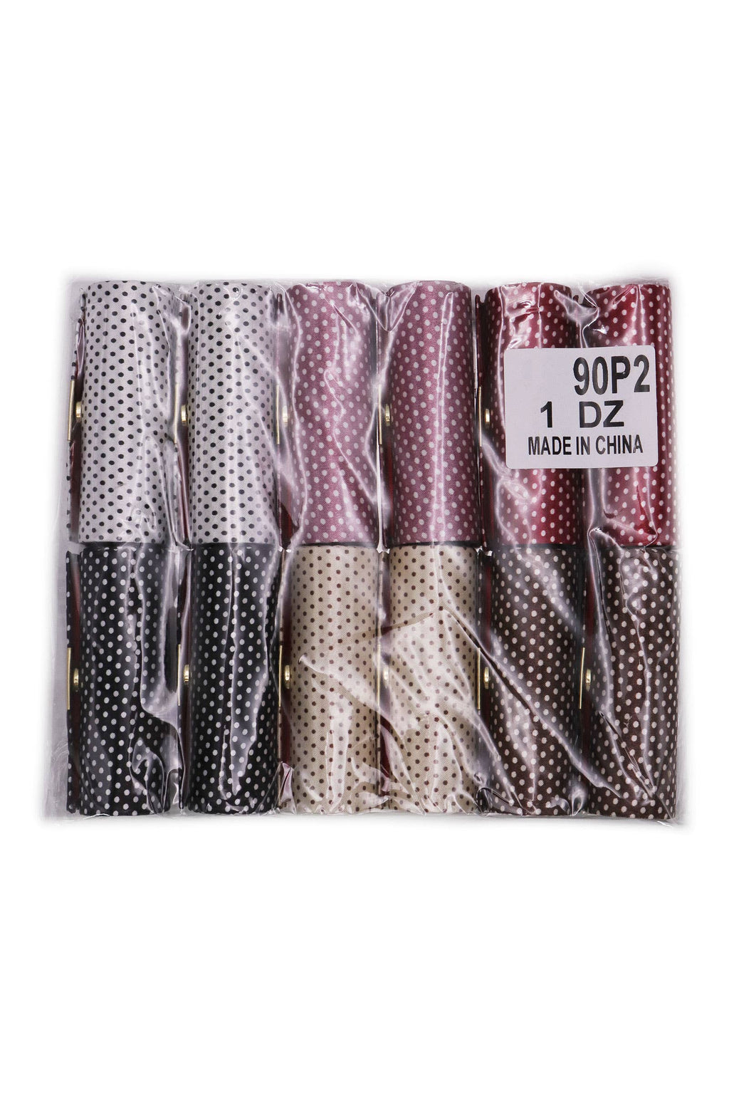 Retro Polka Dot Satin Lipstick Case W/ Mirror