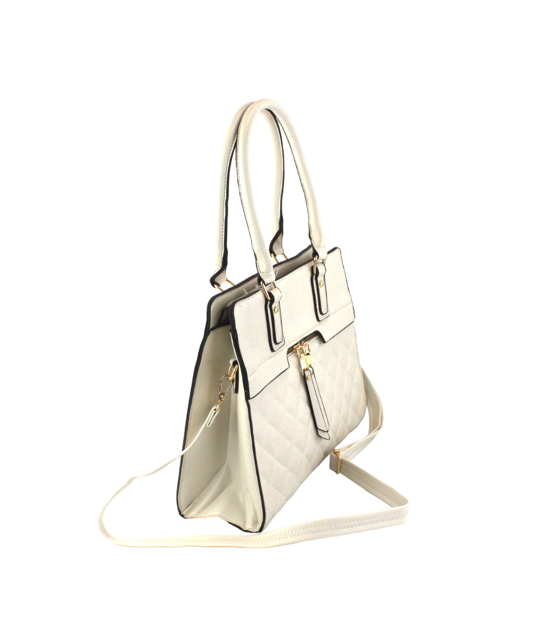Chic Leather Satchel - Large Fashion Handbag