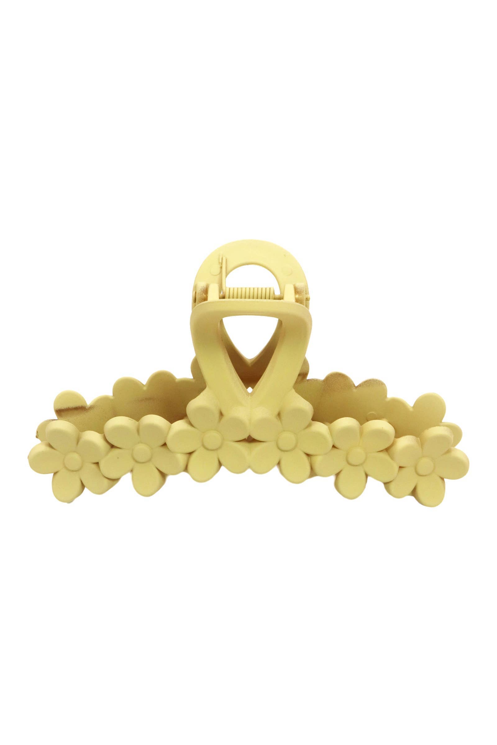Daisy Flower Matte Solid Hair Claw