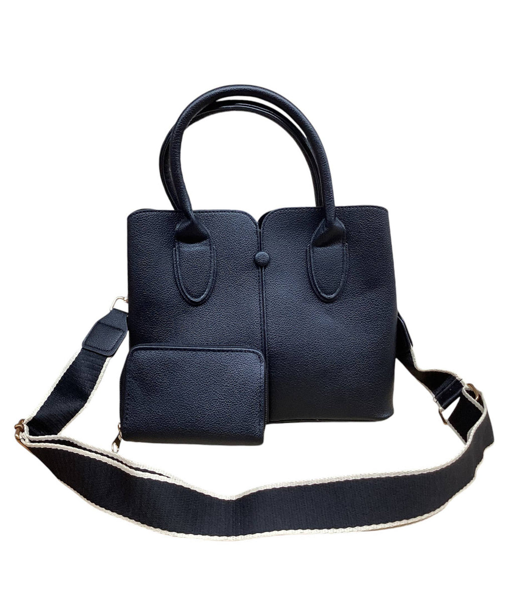 2-Piece Tall Tote Bag Set - Work Purse & Pouch