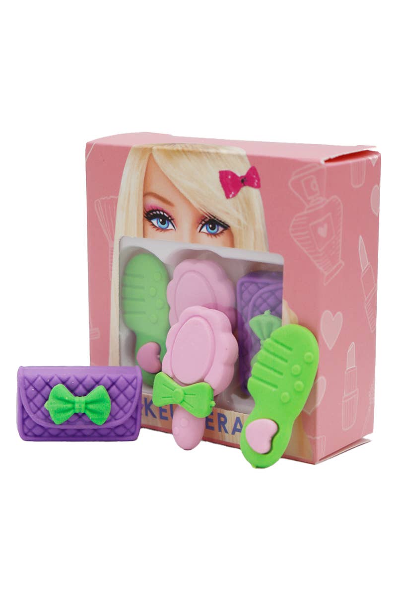 Beauty Glam Makeup Girl Novelty Eraser Collection -