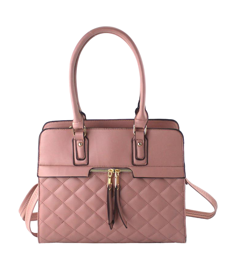 Chic Leather Satchel - Large Fashion Handbag