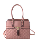 Chic Leather Satchel - Large Fashion Handbag