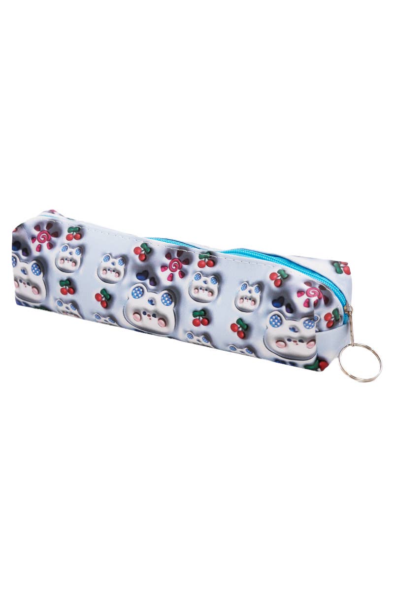 Fruity Animal Friends Makeup Pencil Case