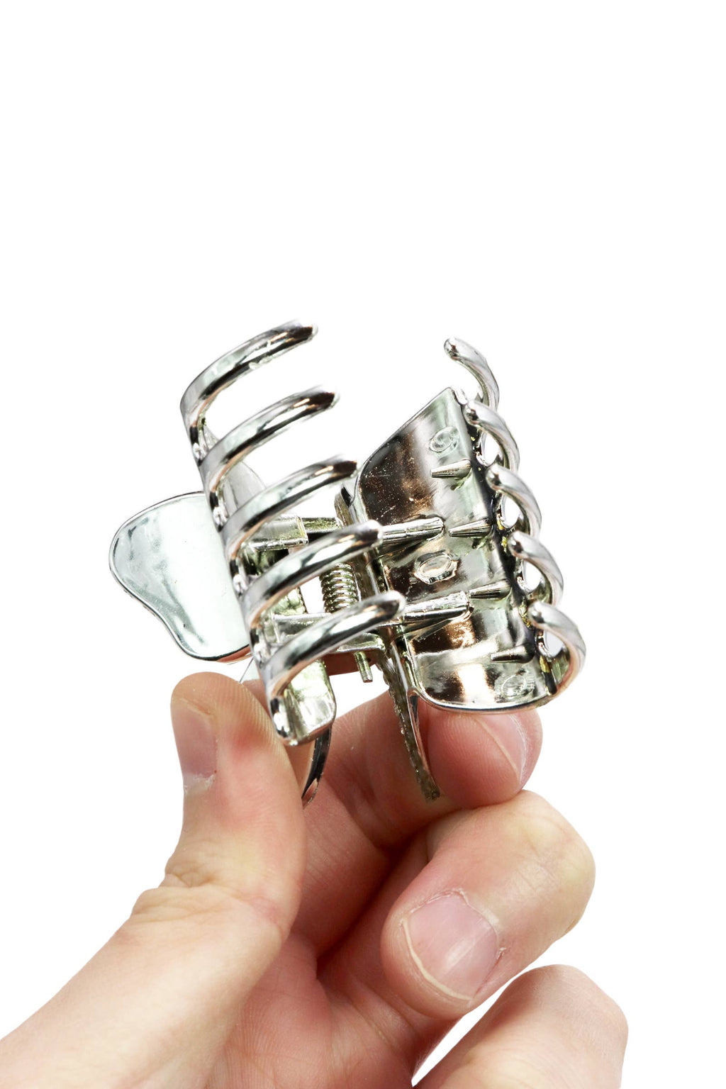 Butterfly Rhinestone Metallic Gloss Hair Claw