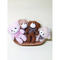 Cute Plush Bear Charm Keychain