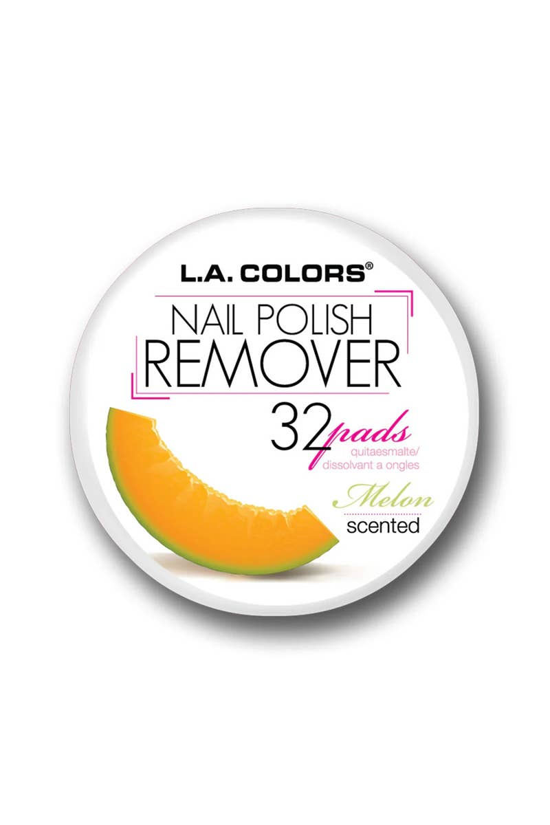 LA Colors CNR965 Melon Nail Polish Remover 32 Pads -l