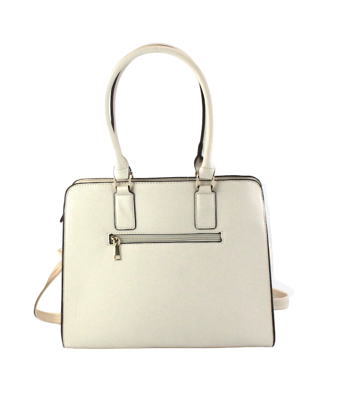 Chic Leather Satchel - Large Fashion Handbag