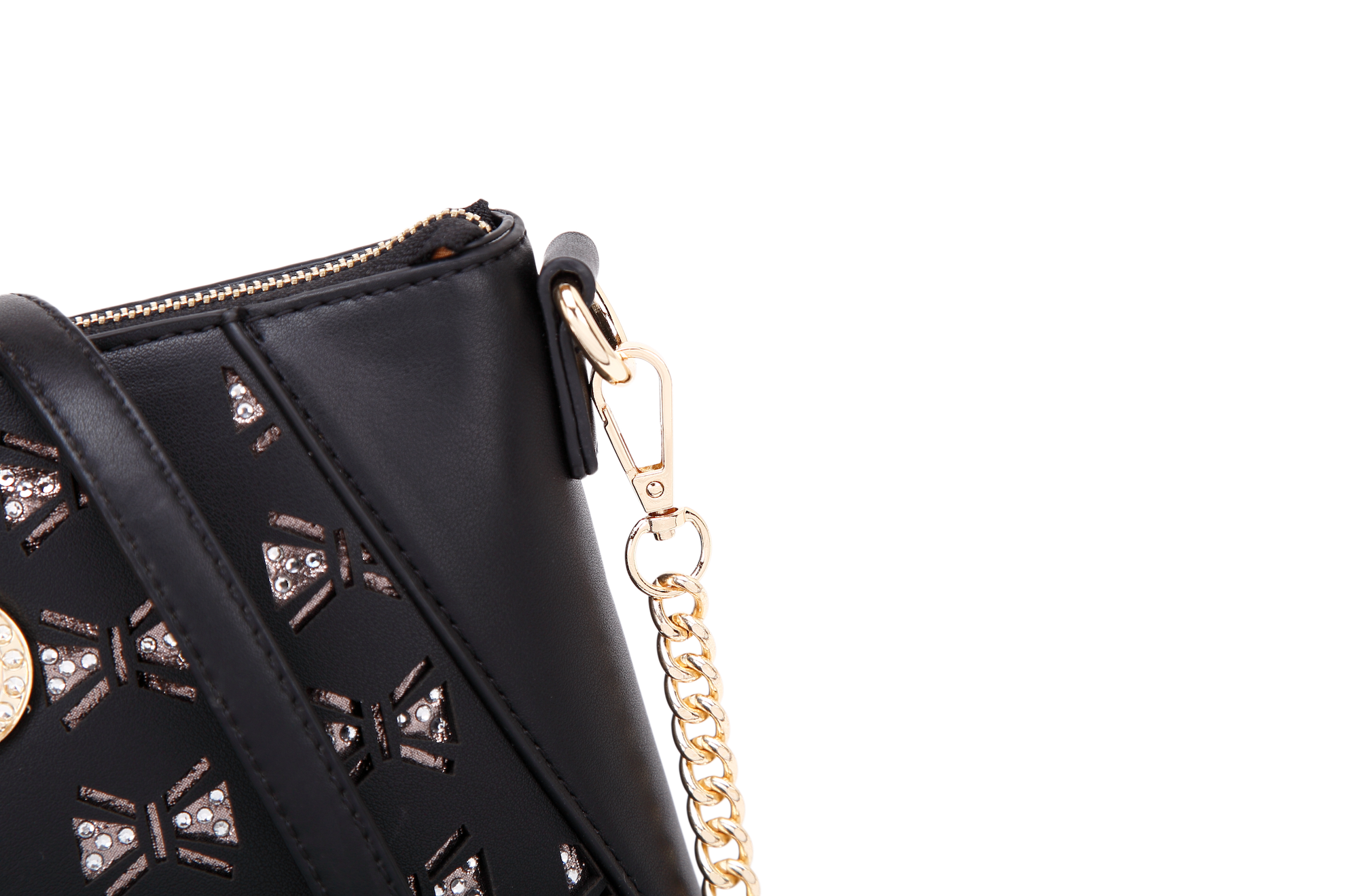 Brangio Italy Laser Cut Crossbody Bag – Designer Purse