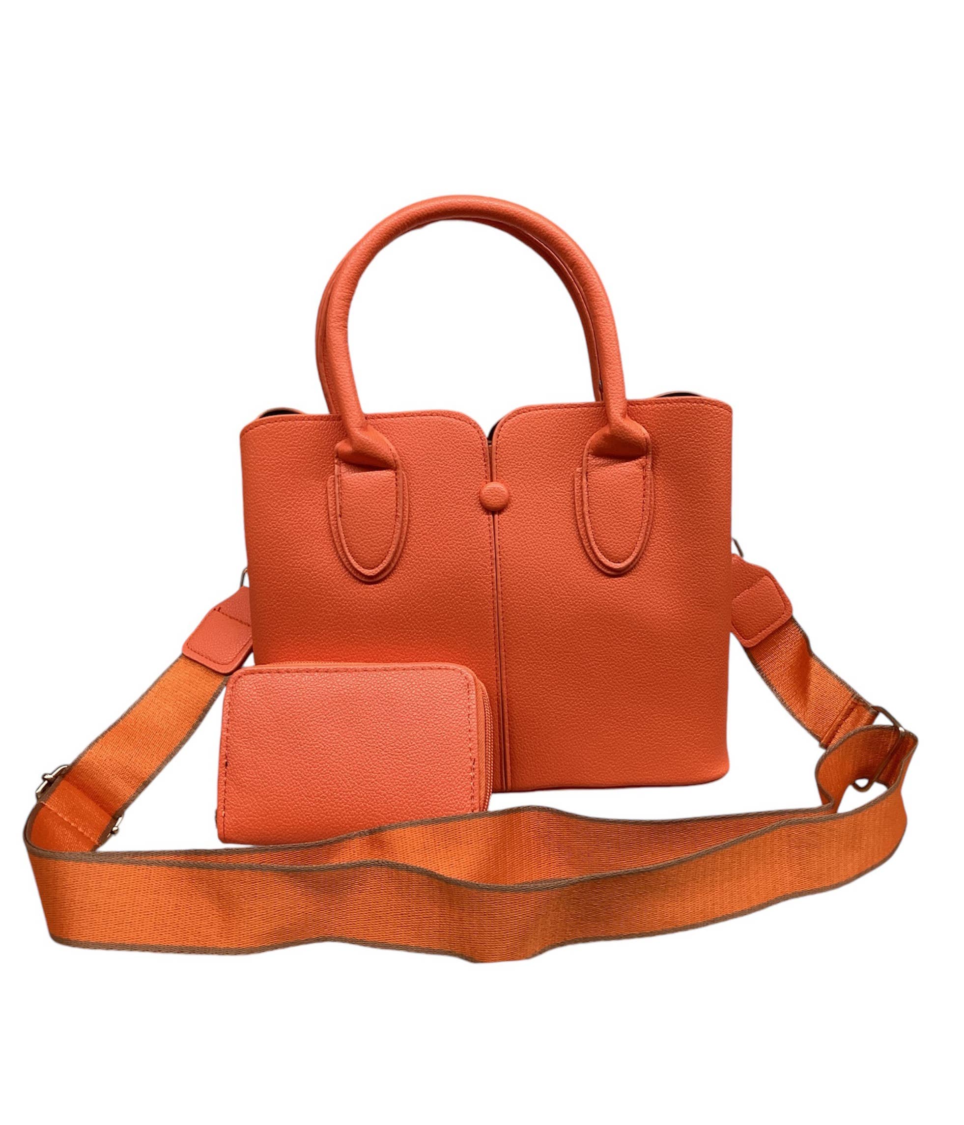 2-Piece Tall Tote Bag Set - Work Purse & Pouch