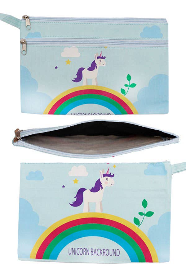Flat Pouch Unicorn Bags