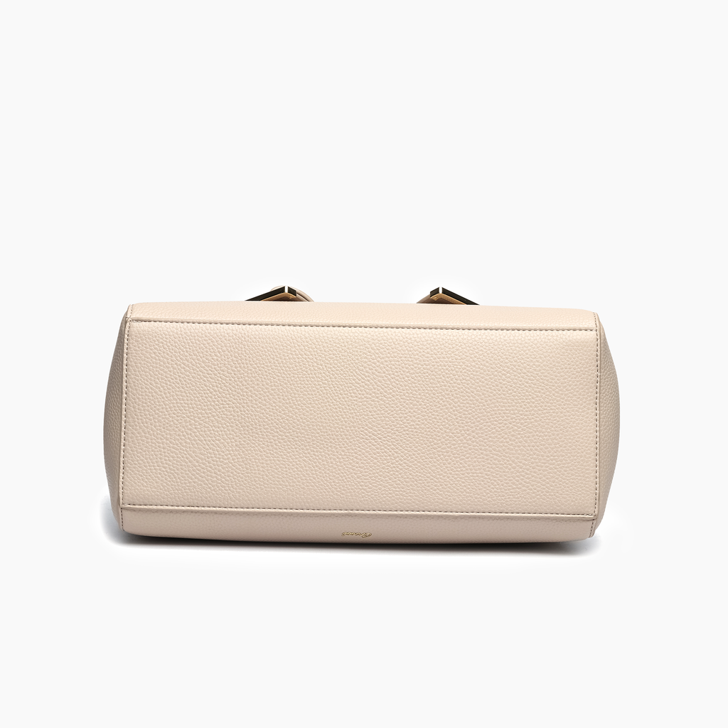 Poppy Bowtie Structured Top Handle Spring Shoulder Bag