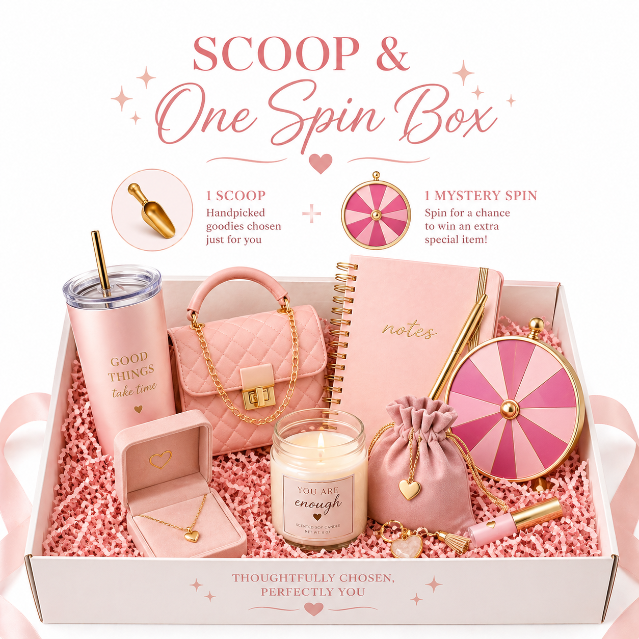 A. The Signature Box ✨                   One Scoop & one Mystery Spin